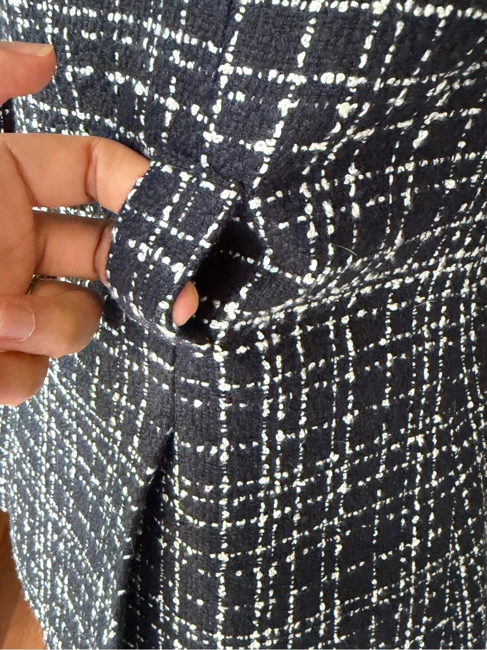 Calvin Klein Women's Black & White‎ Tweed Jacket Size 6